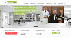 Desktop Screenshot of klinikumdo.de